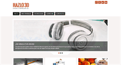 Desktop Screenshot of hazlo3d.com